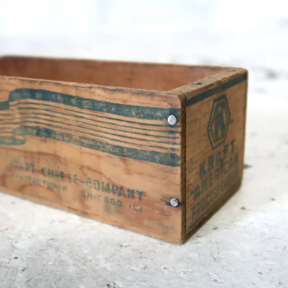 ビンテージ ミニウッドボックス