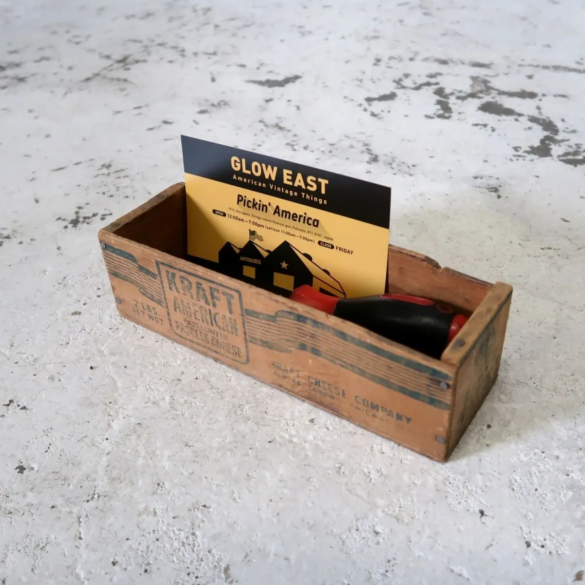 ビンテージ ミニウッドボックス