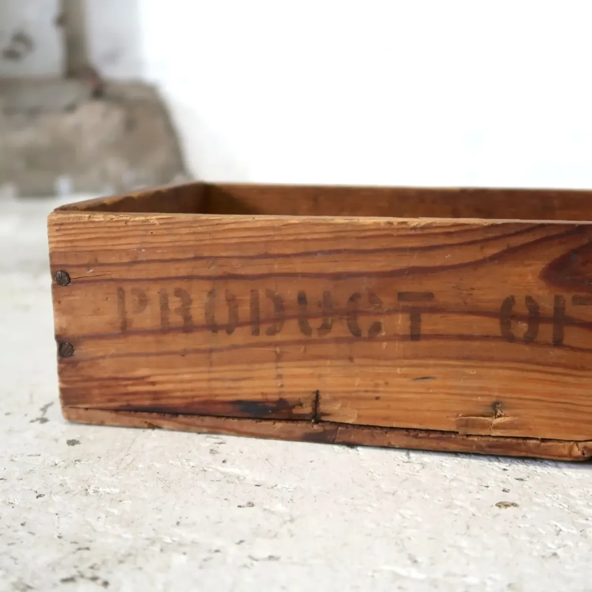 ビンテージ ミニウッドボックス