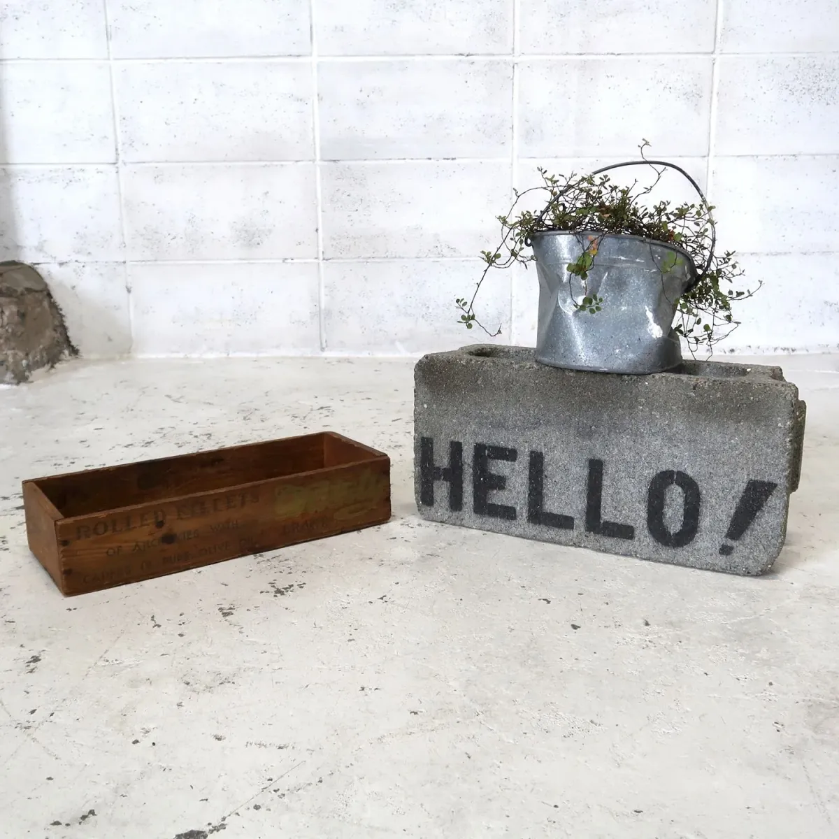 ビンテージ ミニウッドボックス