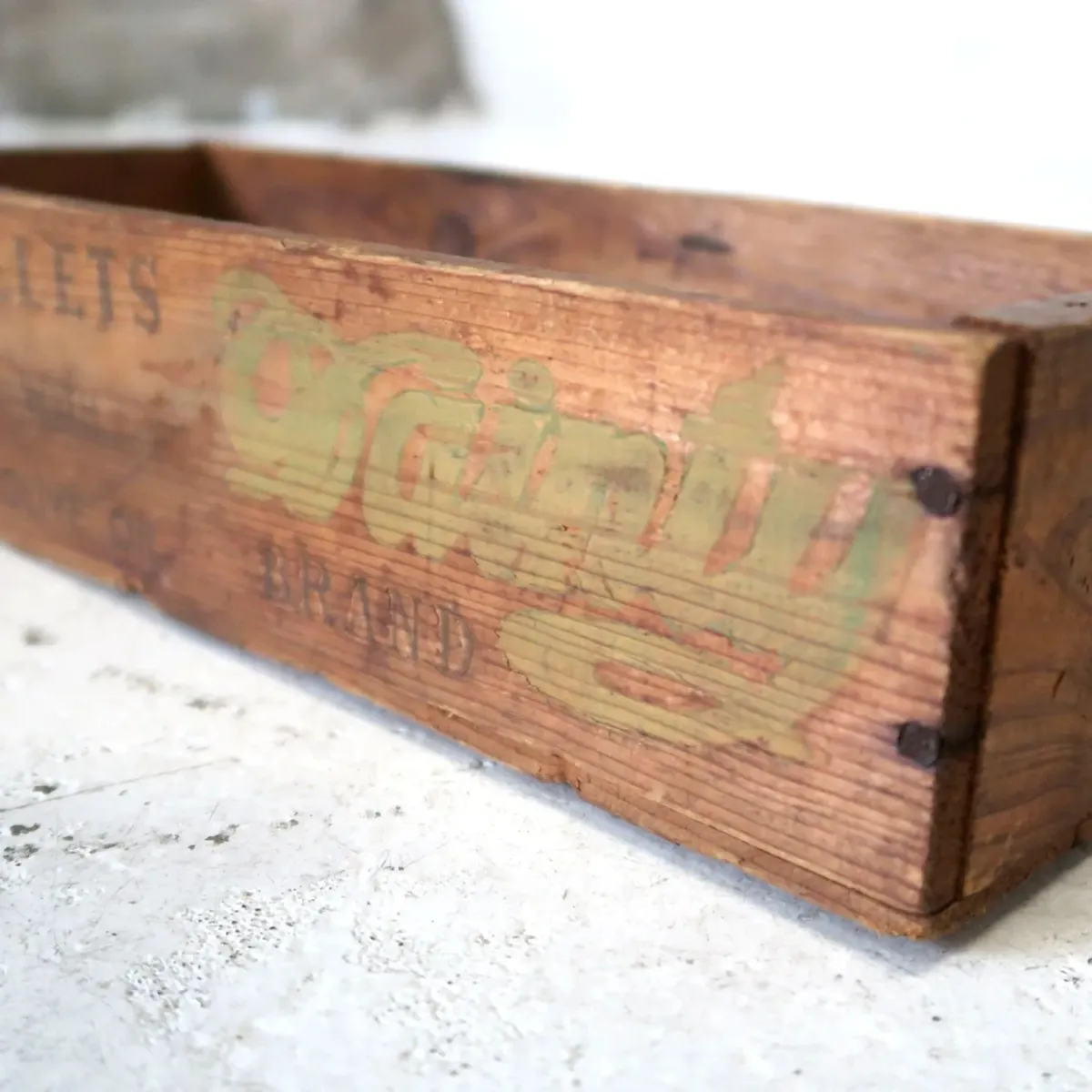 ビンテージ ミニウッドボックス