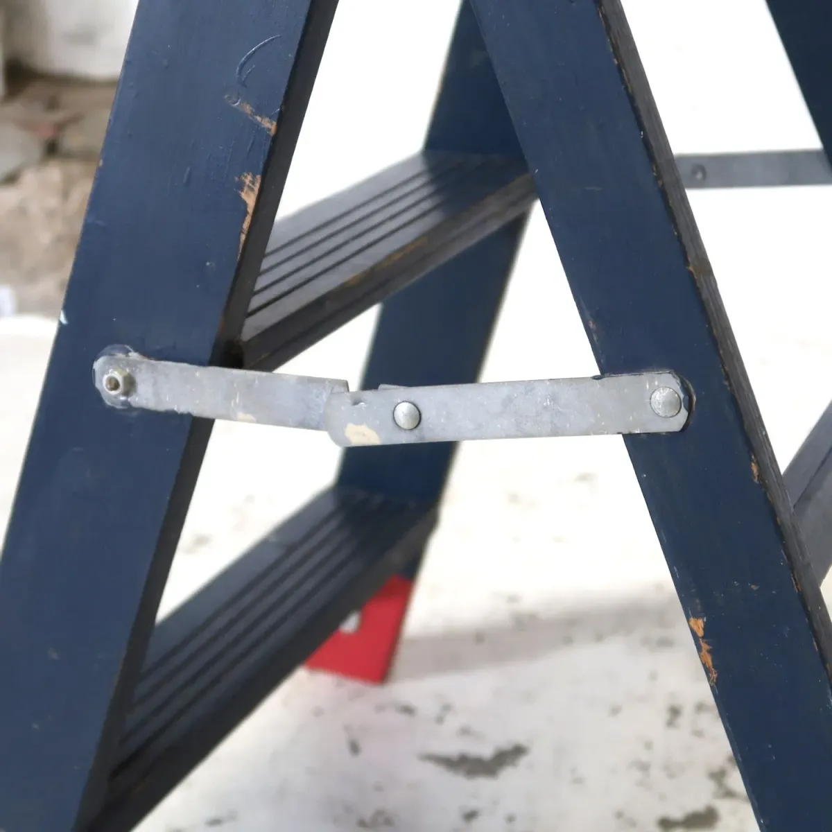 ビンテージ ウッドステップラダー