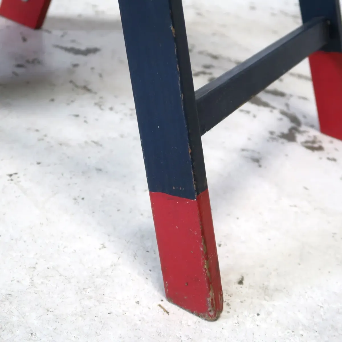 ビンテージ ウッドステップラダー