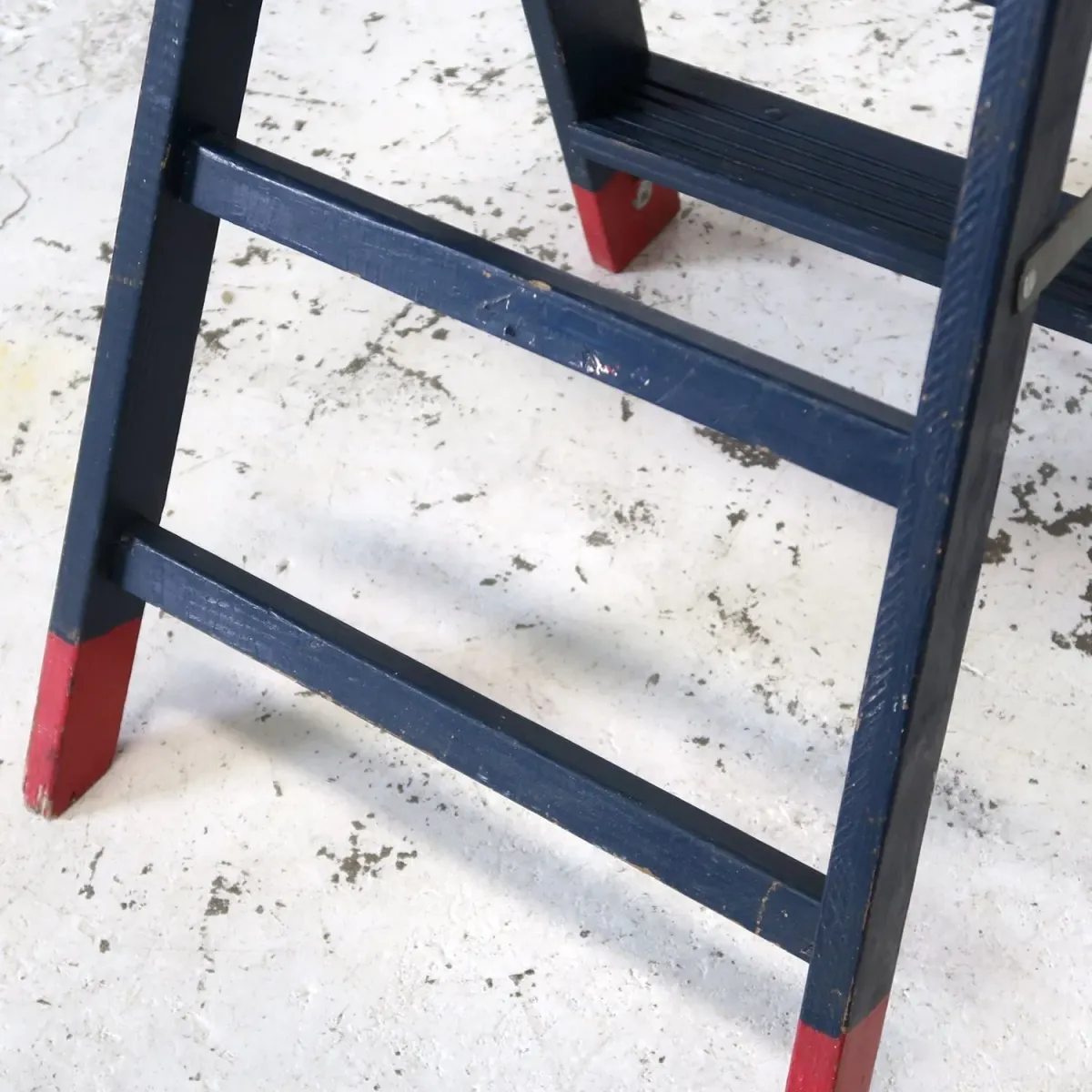 ビンテージ ウッドステップラダー