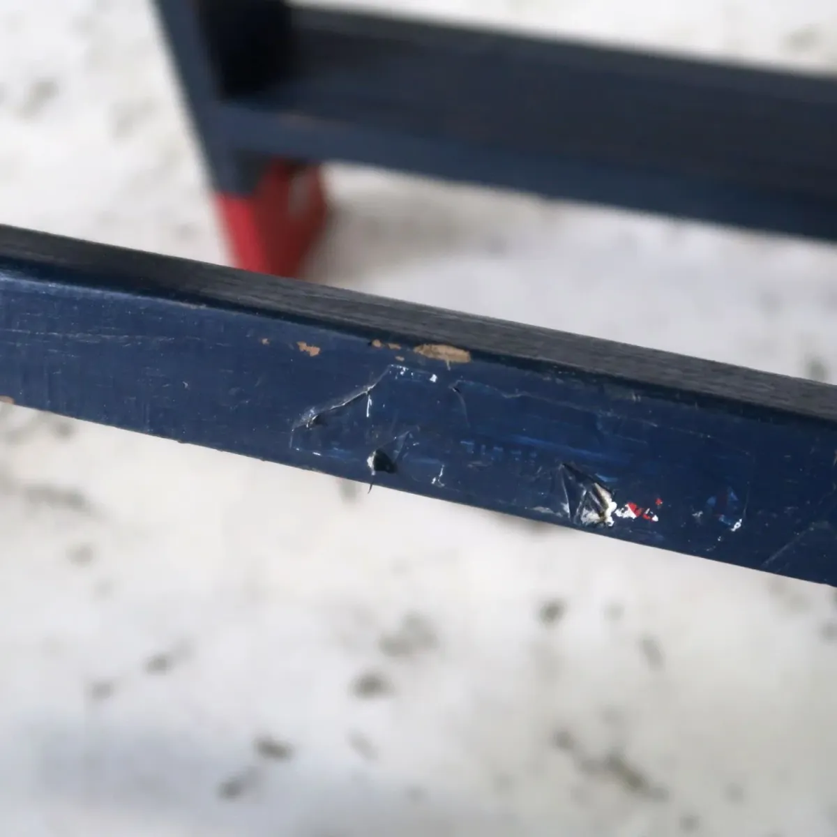 ビンテージ ウッドステップラダー