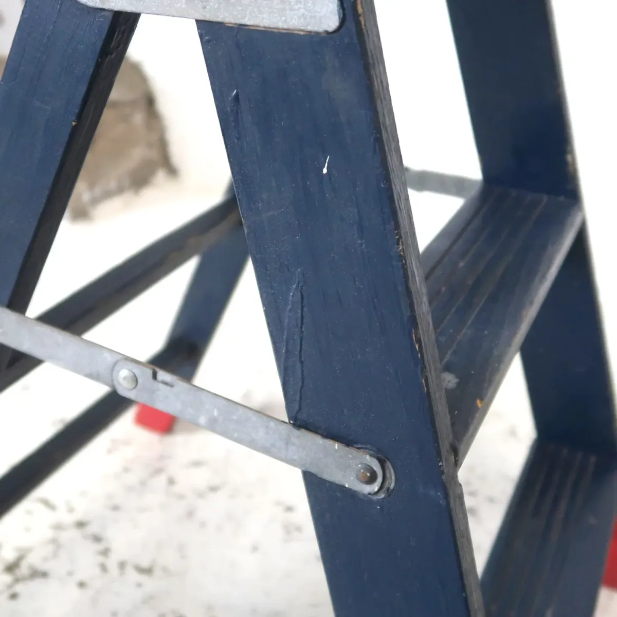 ビンテージ ウッドステップラダー