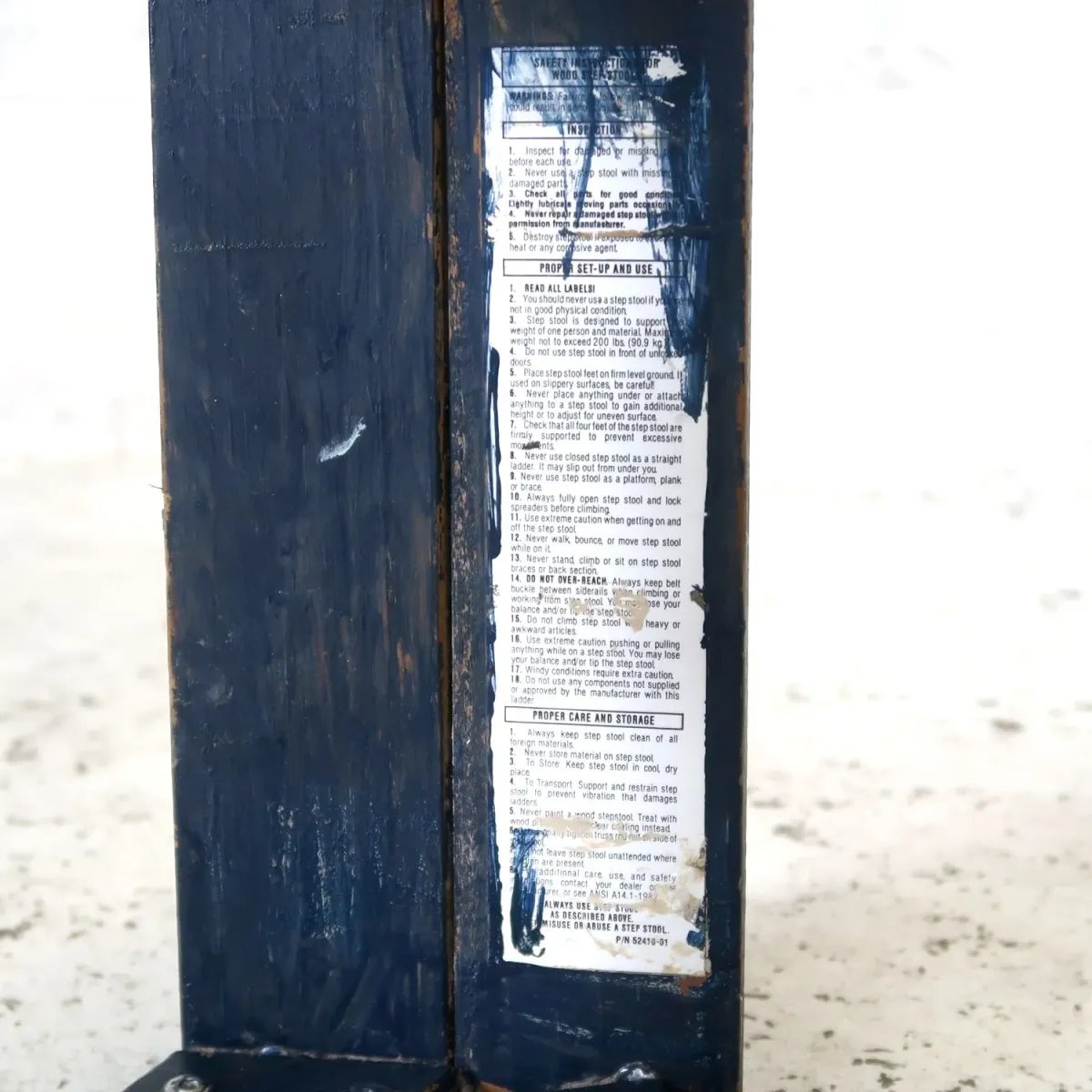 ビンテージ ウッドステップラダー