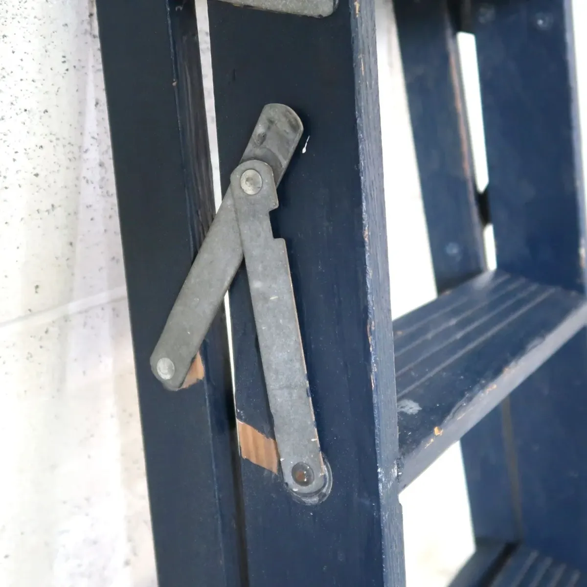 ビンテージ ウッドステップラダー