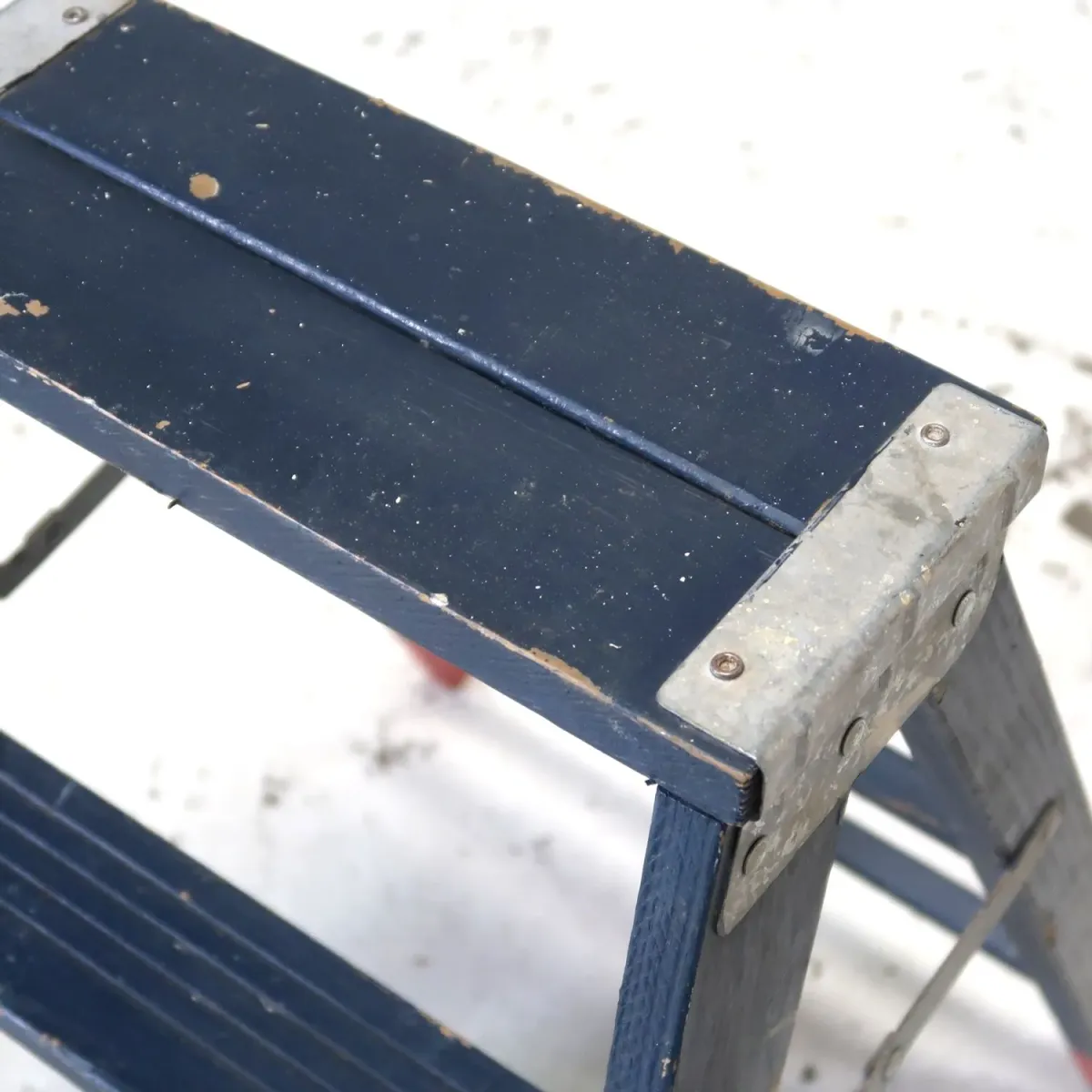 ビンテージ ウッドステップラダー