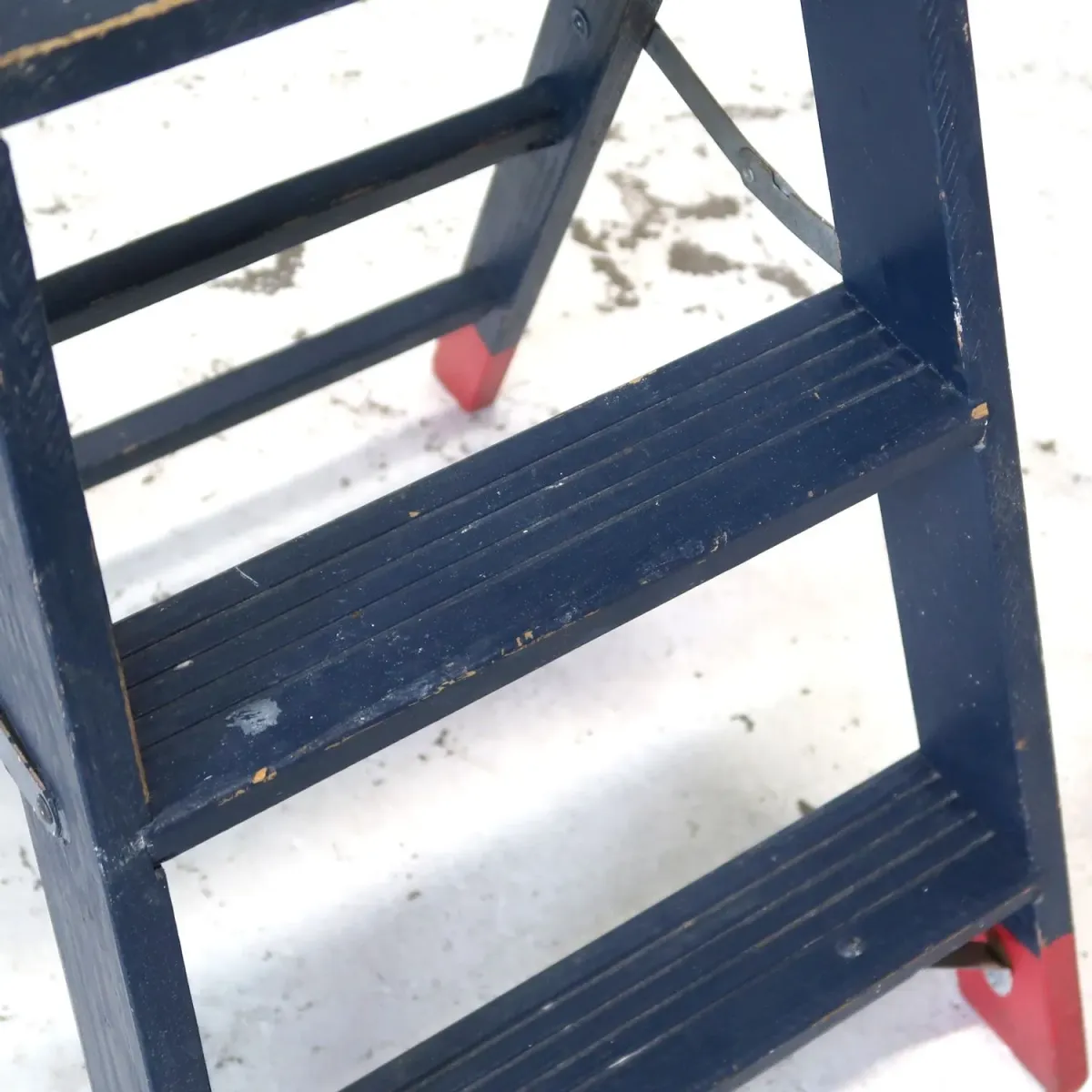 ビンテージ ウッドステップラダー