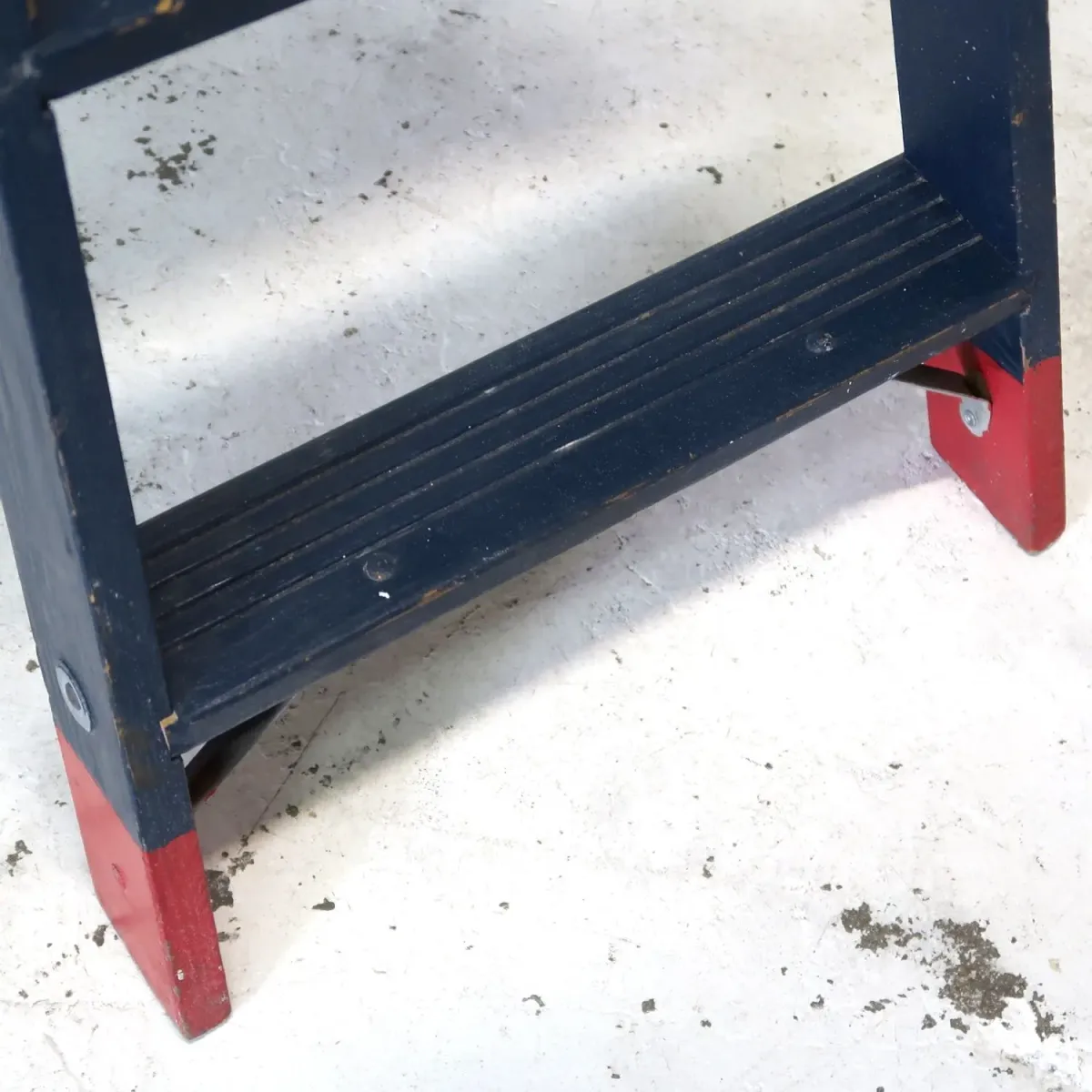 ビンテージ ウッドステップラダー