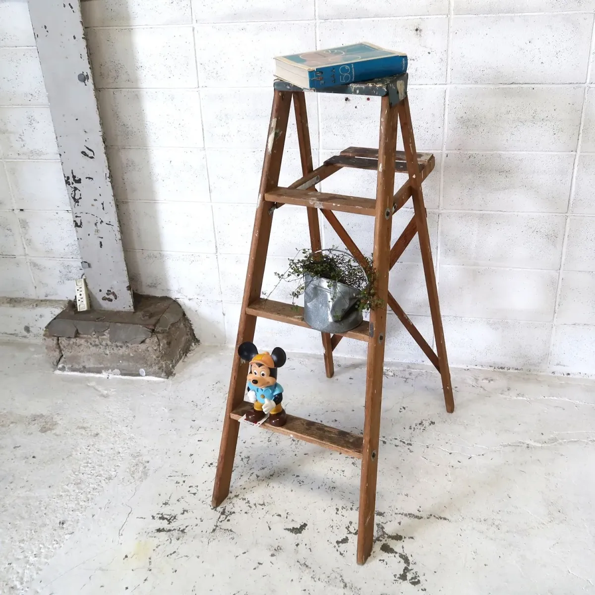 ビンテージ ウッドラダー