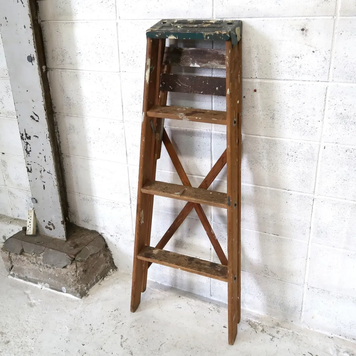 ビンテージ ウッドラダー