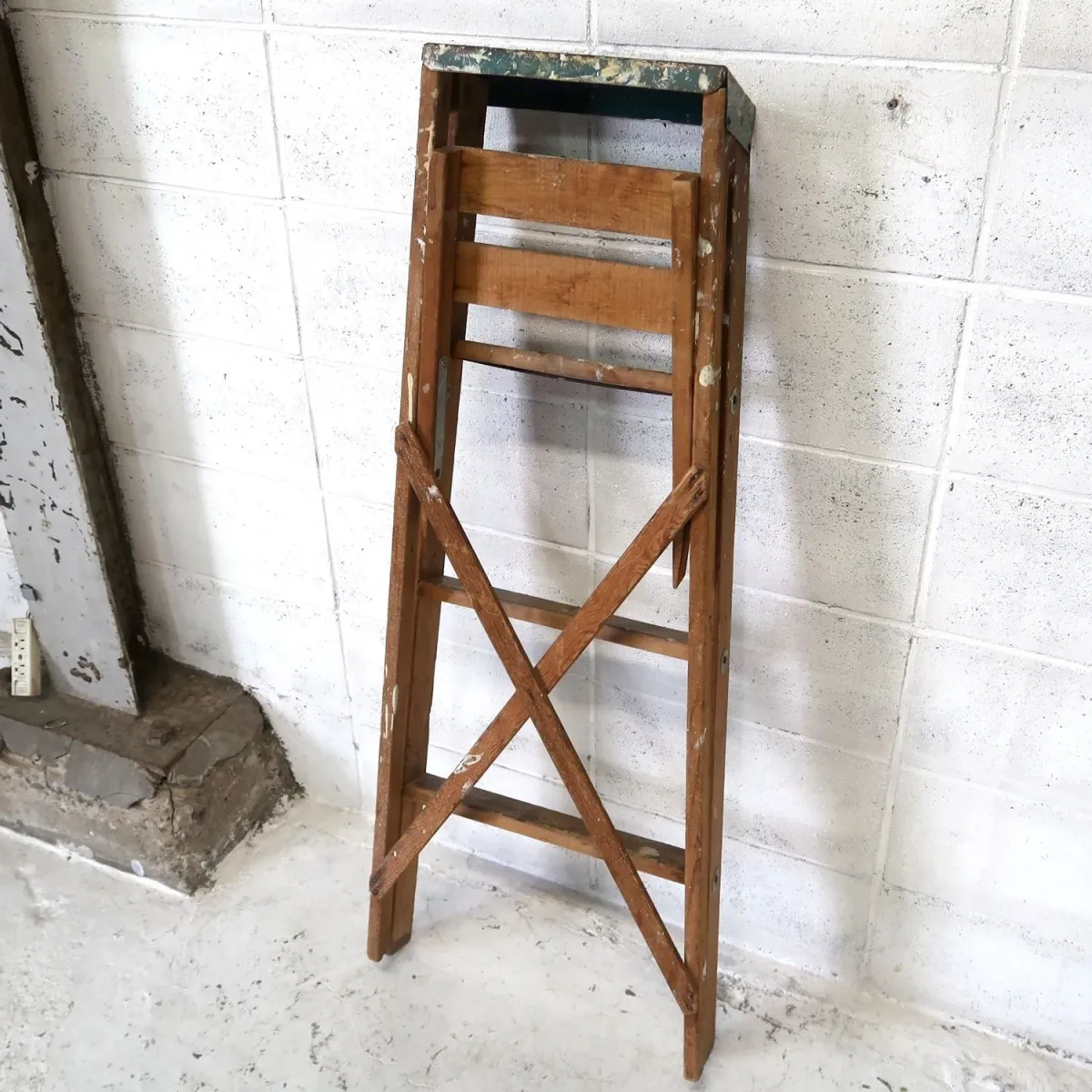 ビンテージ ウッドラダー