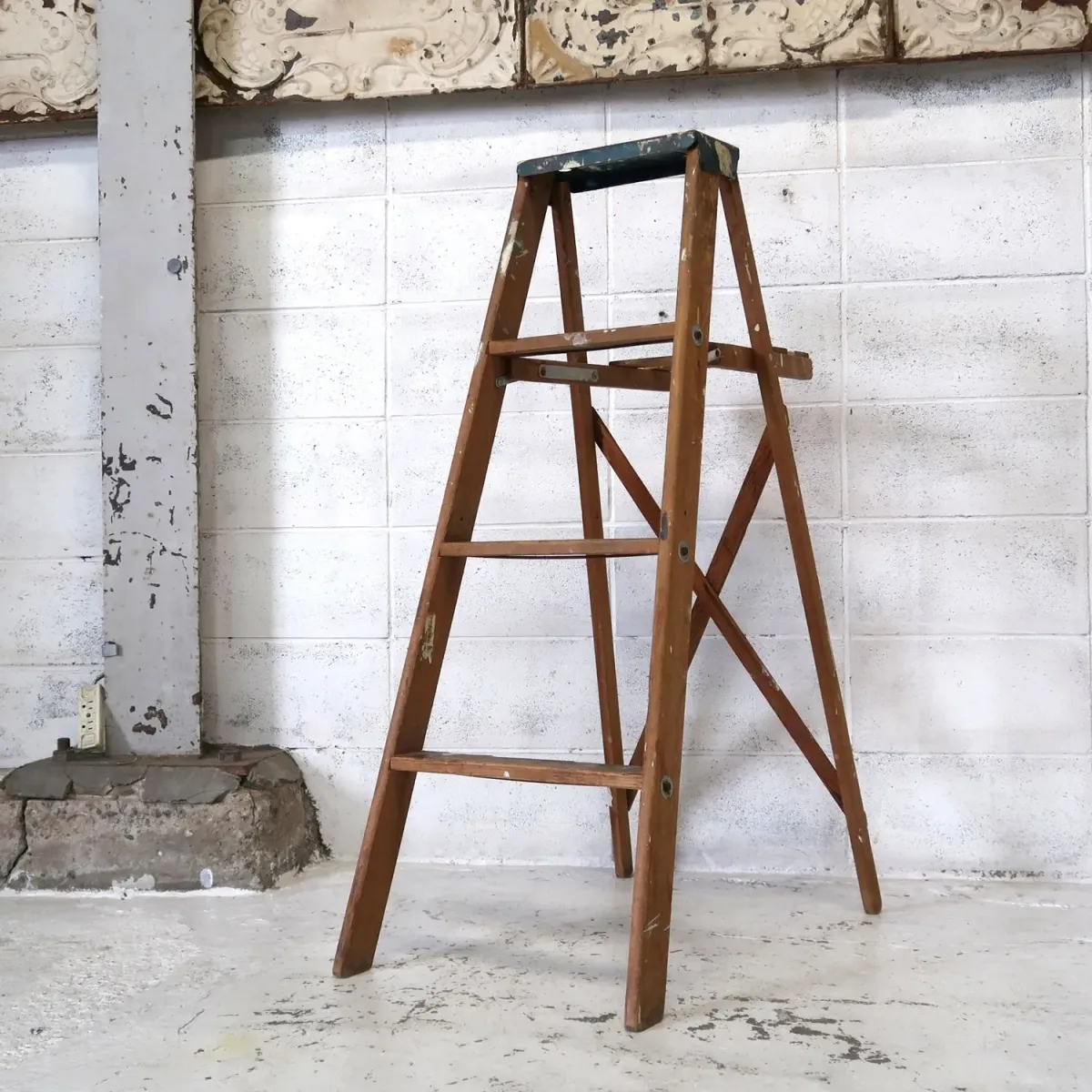 ビンテージ ウッドラダー