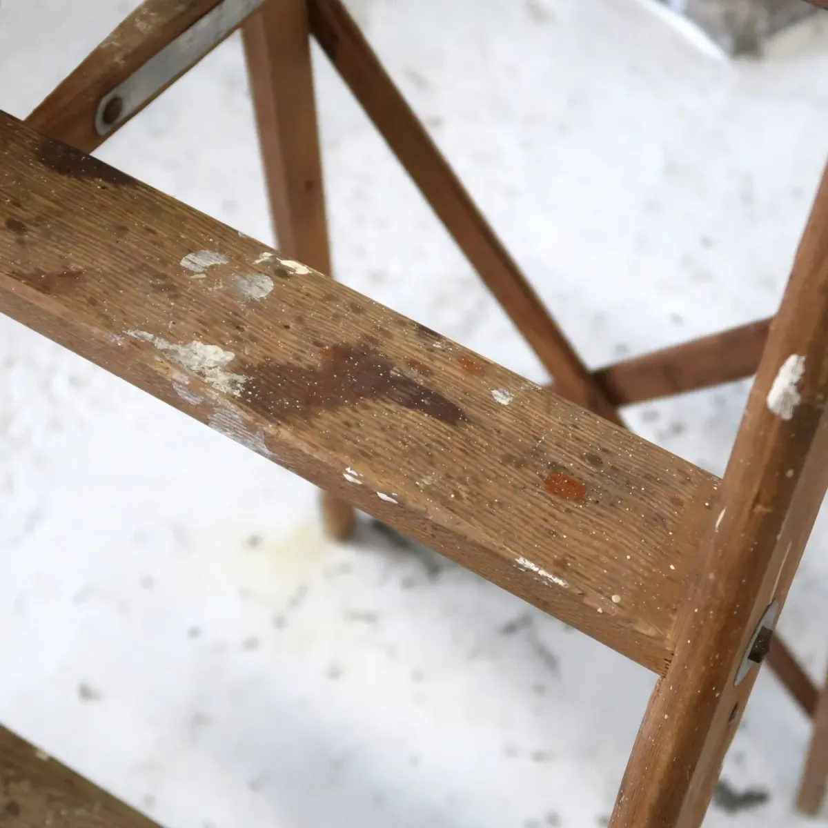 ビンテージ ウッドラダー