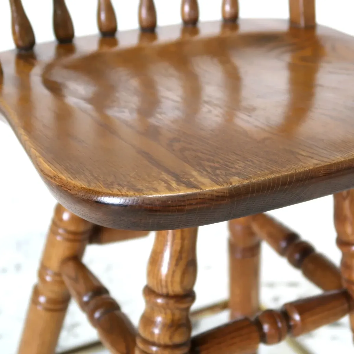 アンティーク ウッド カウンターチェア