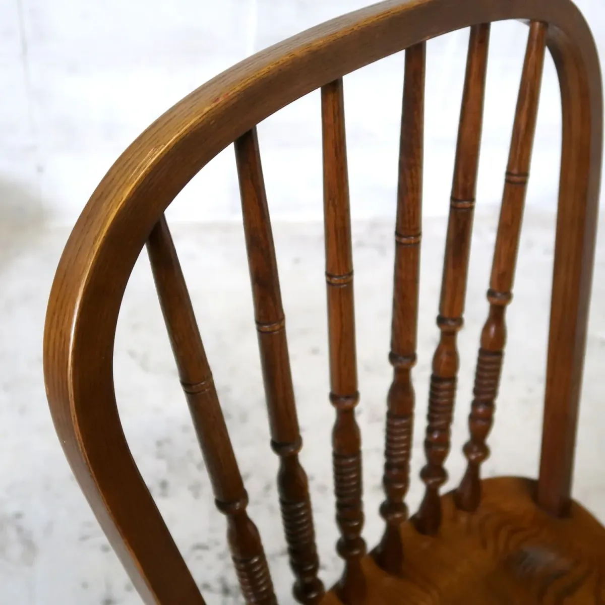 アンティーク ウッド カウンターチェア