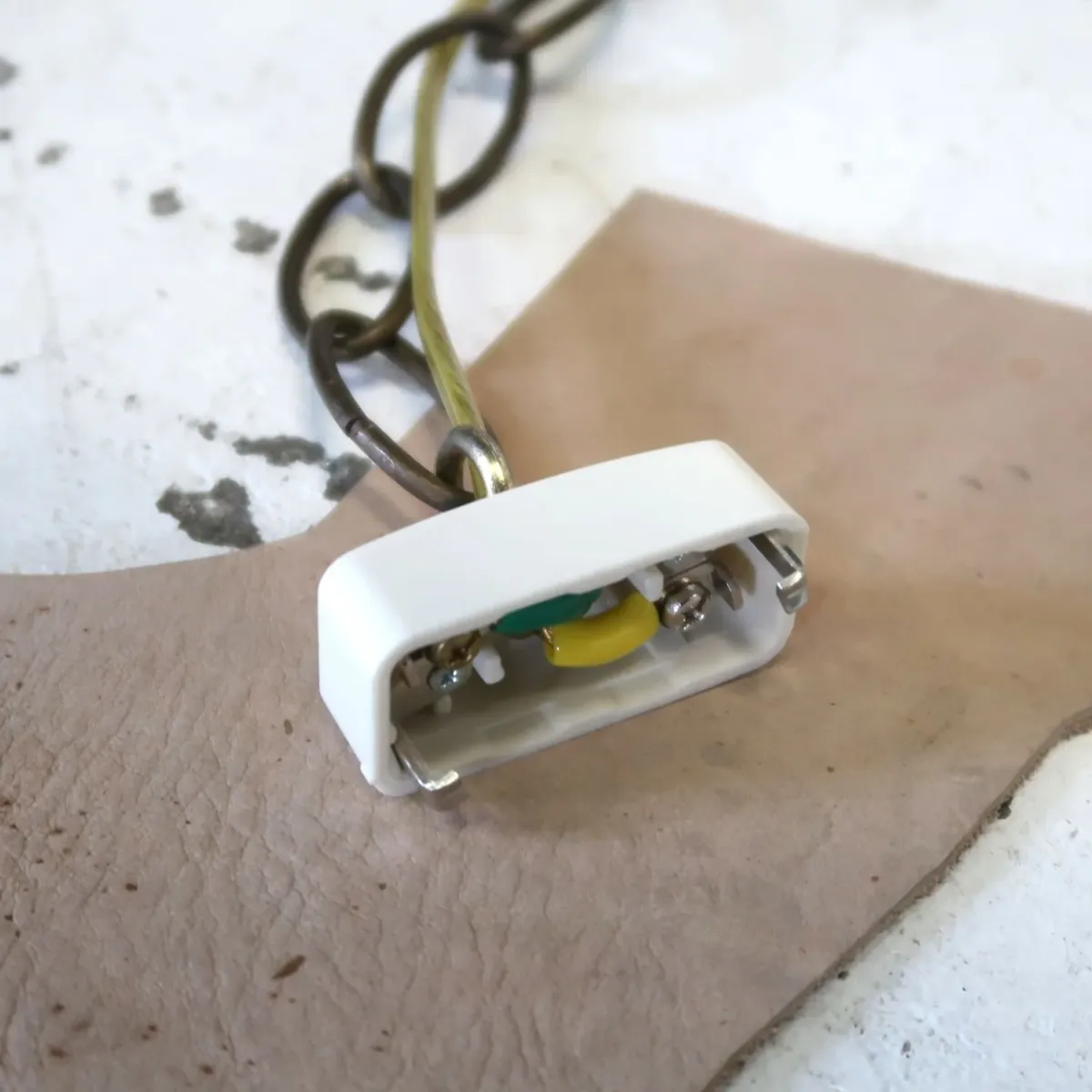 アンティーク カットガラスランプ クリアガラス