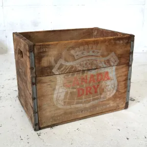 CANADA DRY ビンテージ ウッドボックス