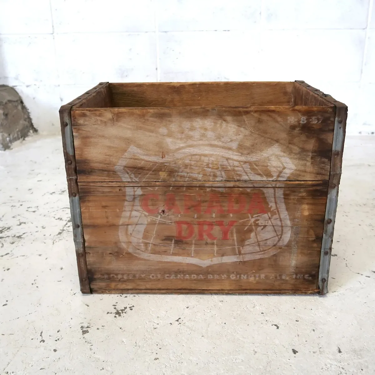 CANADA DRY ビンテージ ウッドボックス