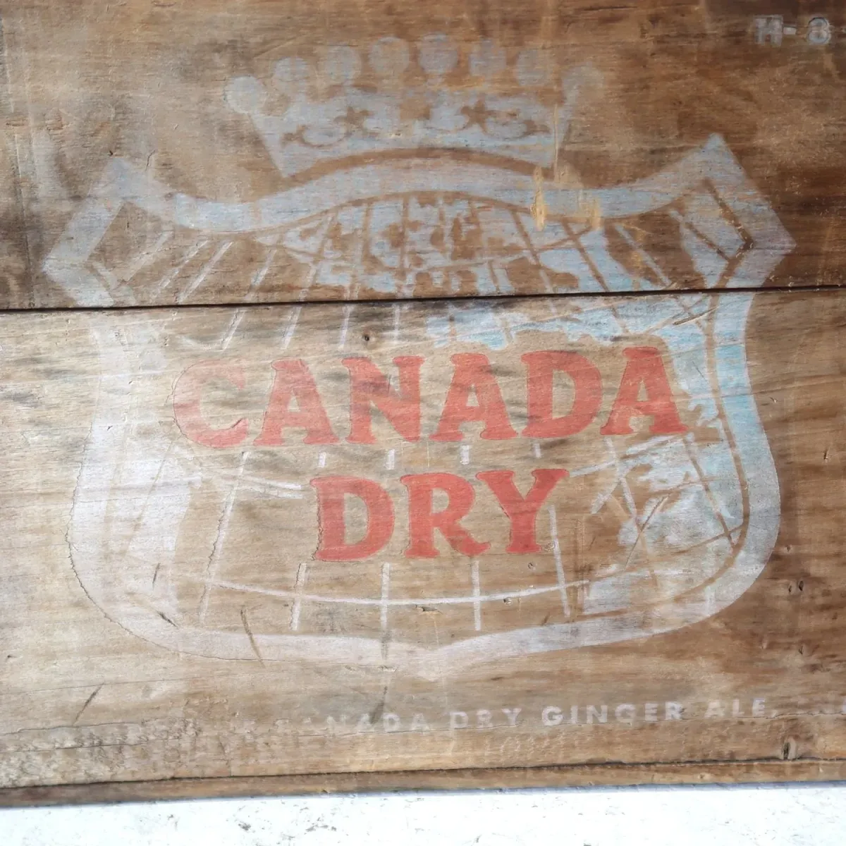 CANADA DRY ビンテージ ウッドボックス