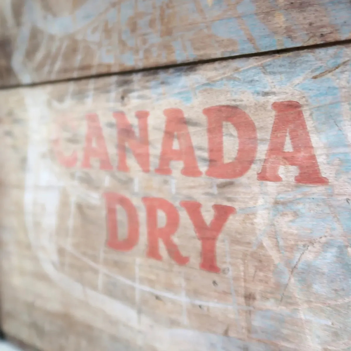 CANADA DRY ビンテージ ウッドボックス