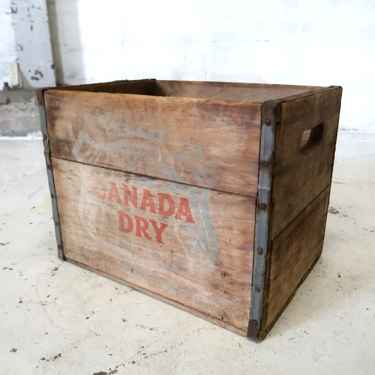CANADA DRY ビンテージ ウッドボックス