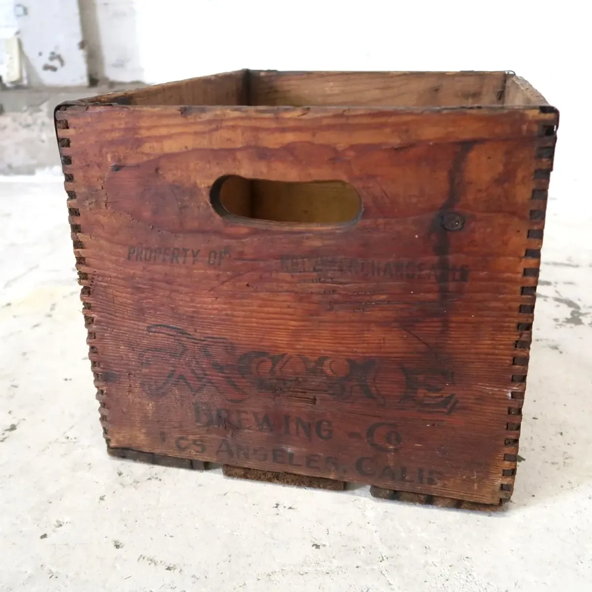 ACME ビンテージ ウッドボックス