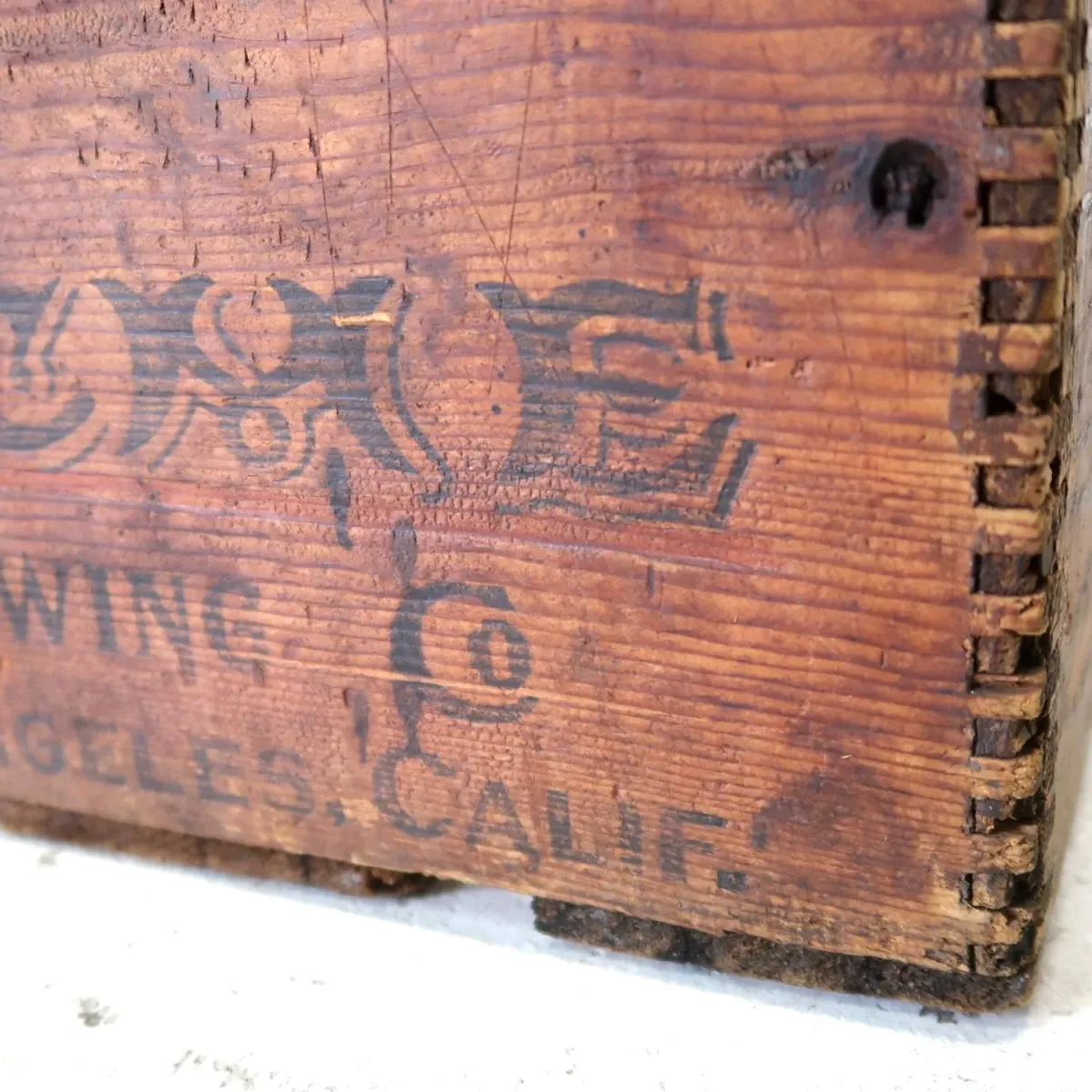 ACME ビンテージ ウッドボックス