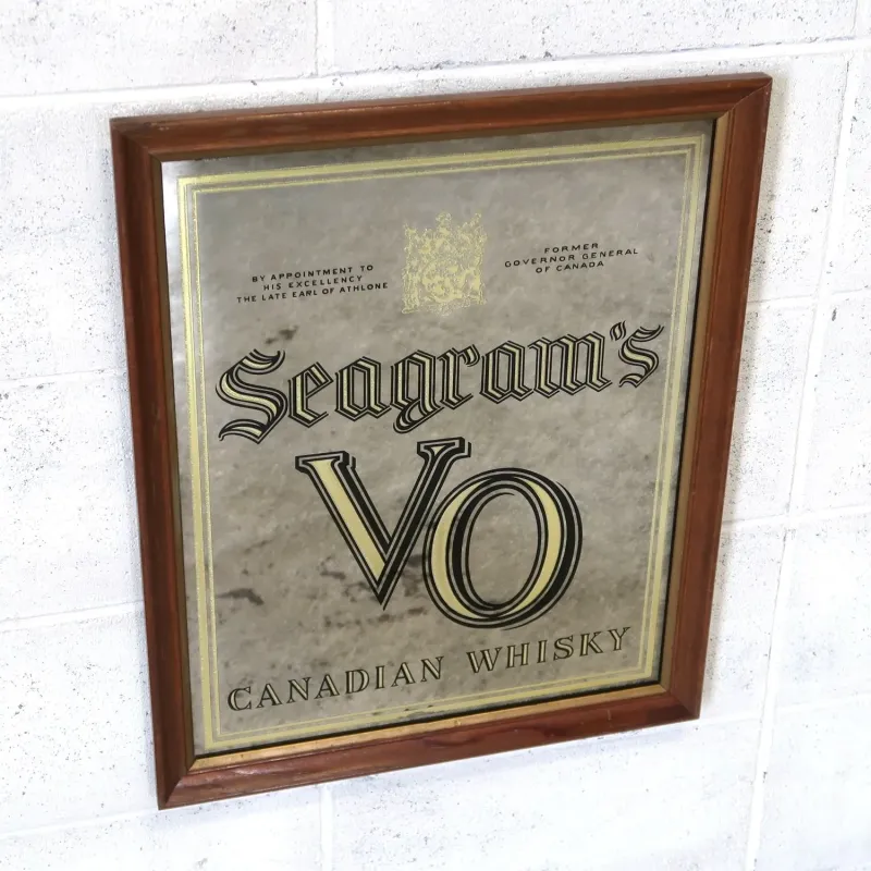 Seagram's VO ビンテージ パブミラー
