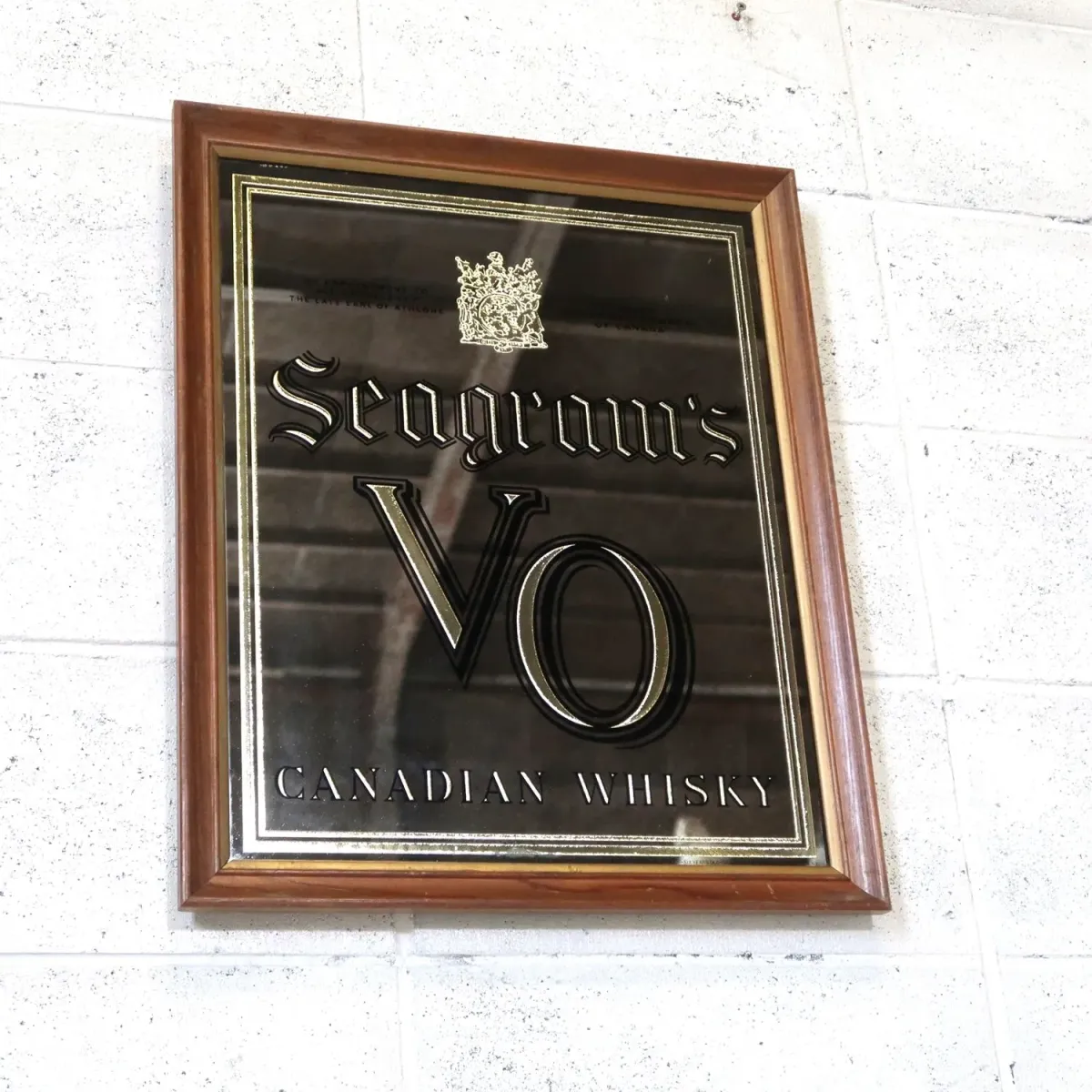 Seagram's VO ビンテージ パブミラー