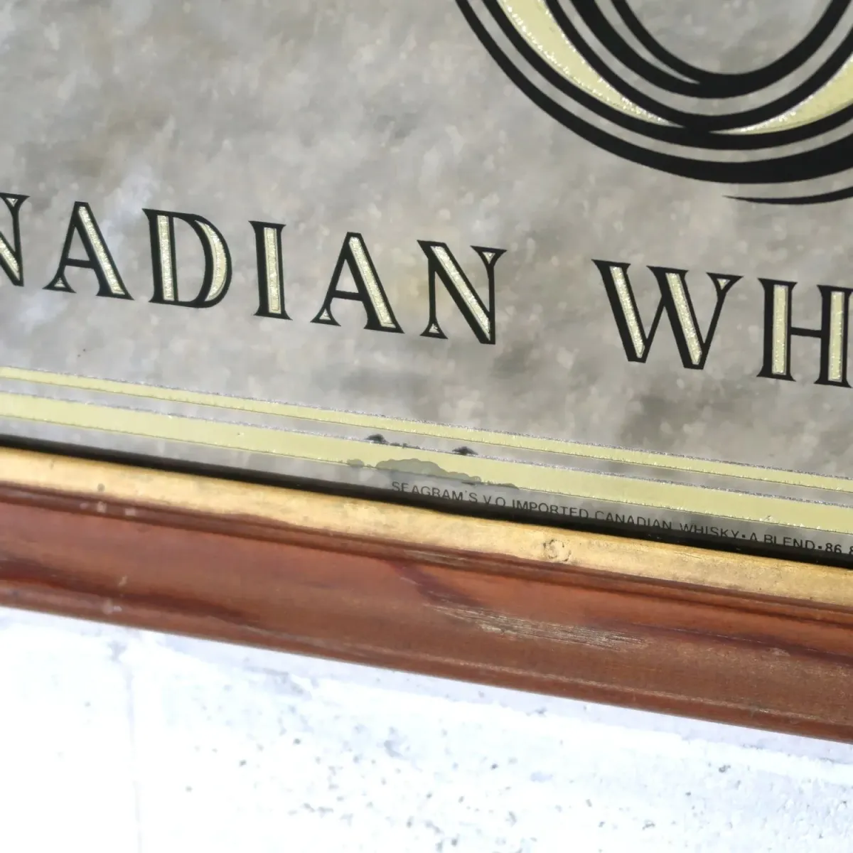 Seagram's VO ビンテージ パブミラー