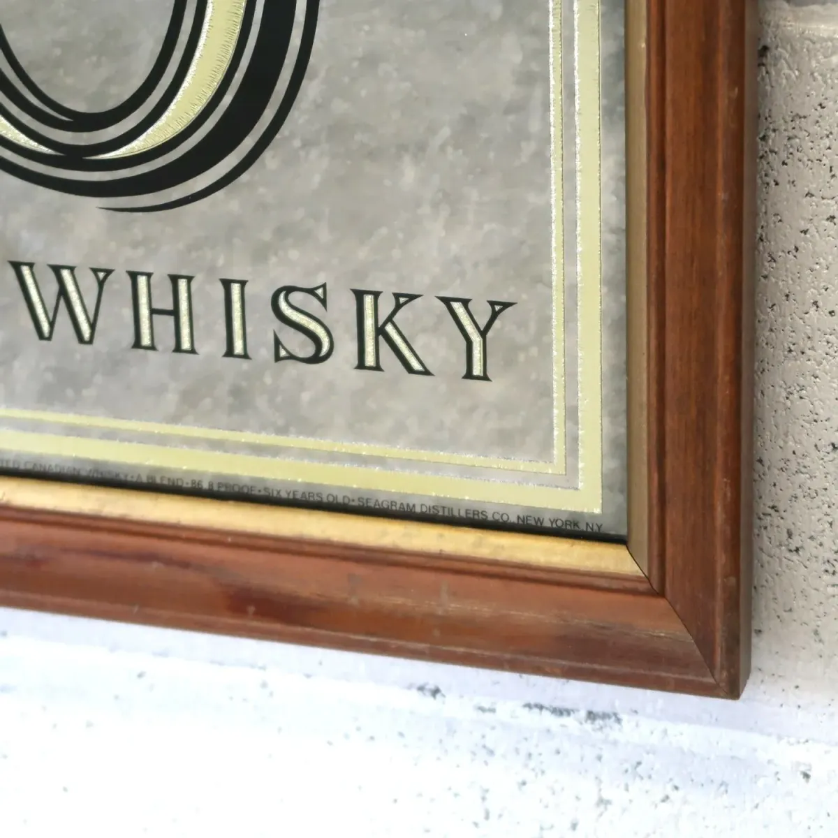 Seagram's VO ビンテージ パブミラー