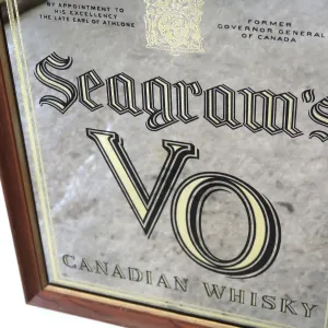 Seagram's VO ビンテージ パブミラー