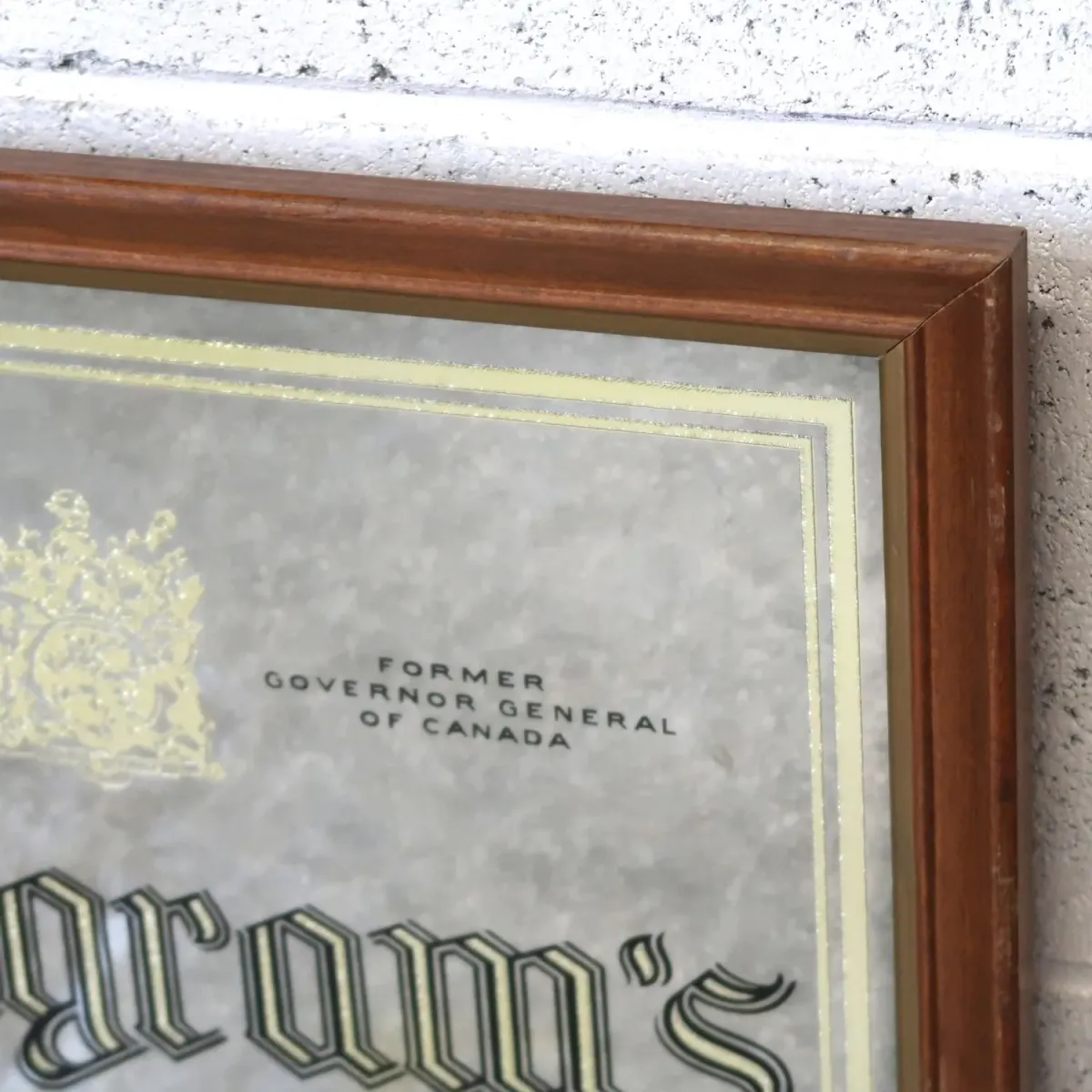 Seagram's VO ビンテージ パブミラー