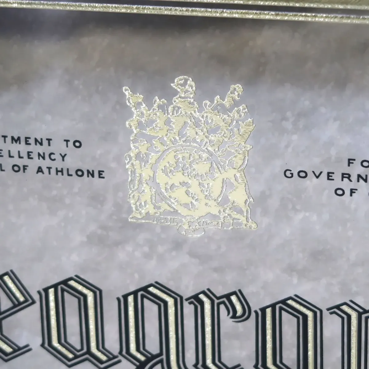 Seagram's VO ビンテージ パブミラー