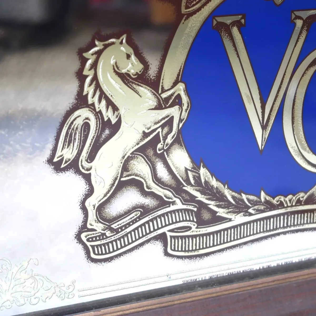 Seagram's VO ビンテージ パブミラー