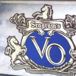 Seagram's VO ビンテージ パブミラー