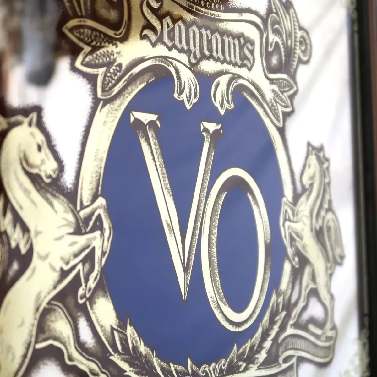 Seagram's VO ビンテージ パブミラー