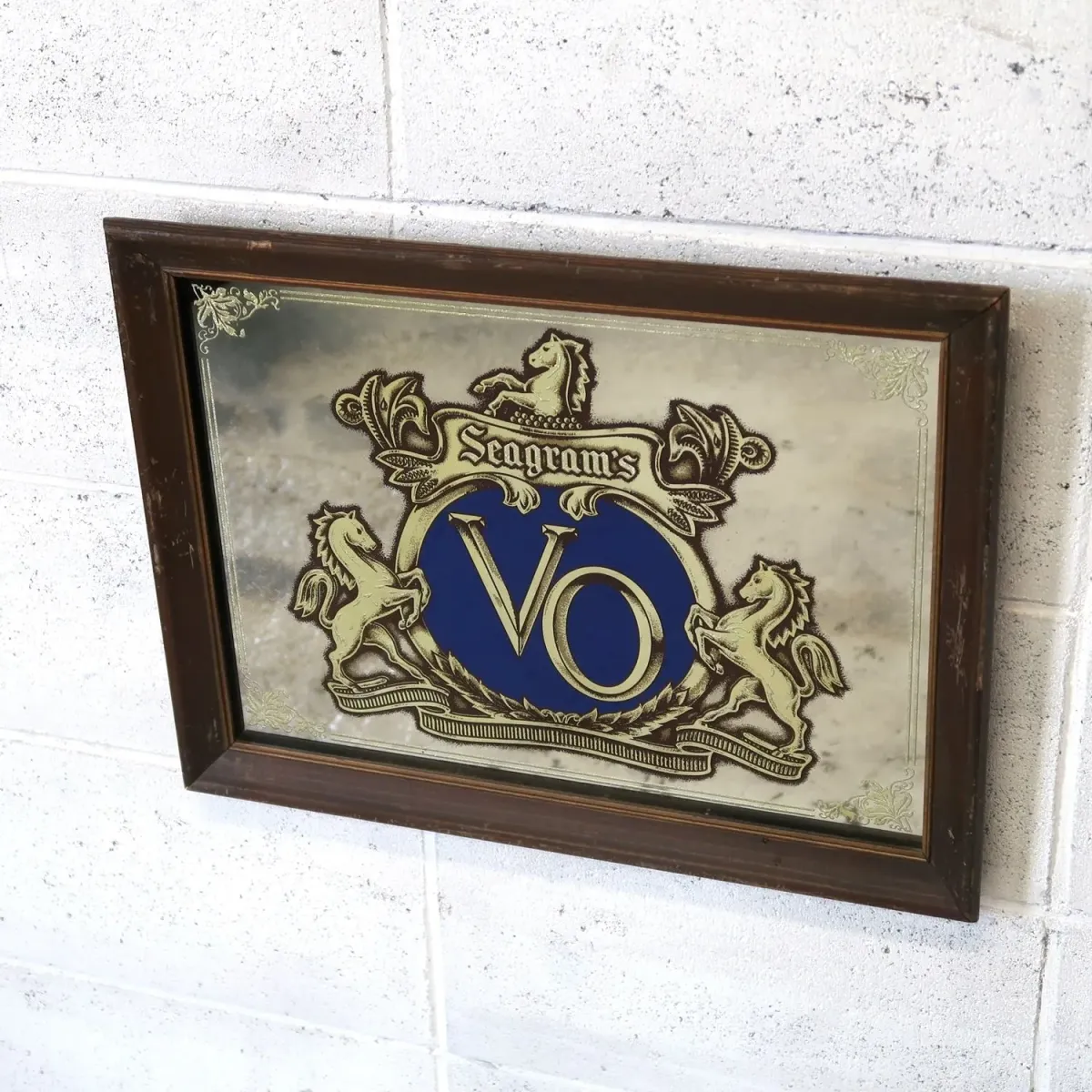 Seagram's VO ビンテージ パブミラー