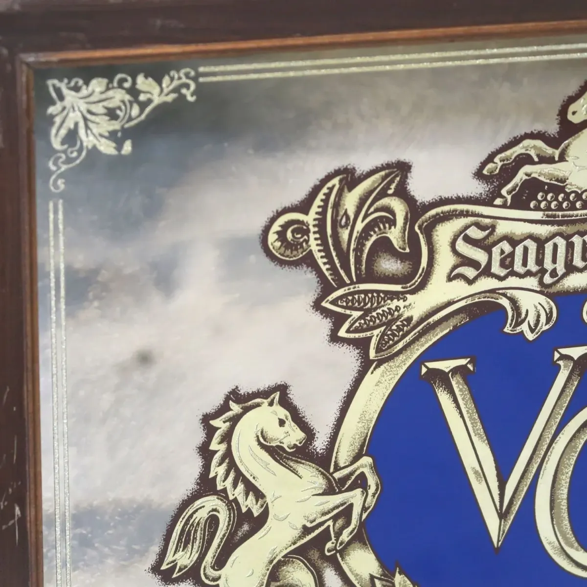 Seagram's VO ビンテージ パブミラー
