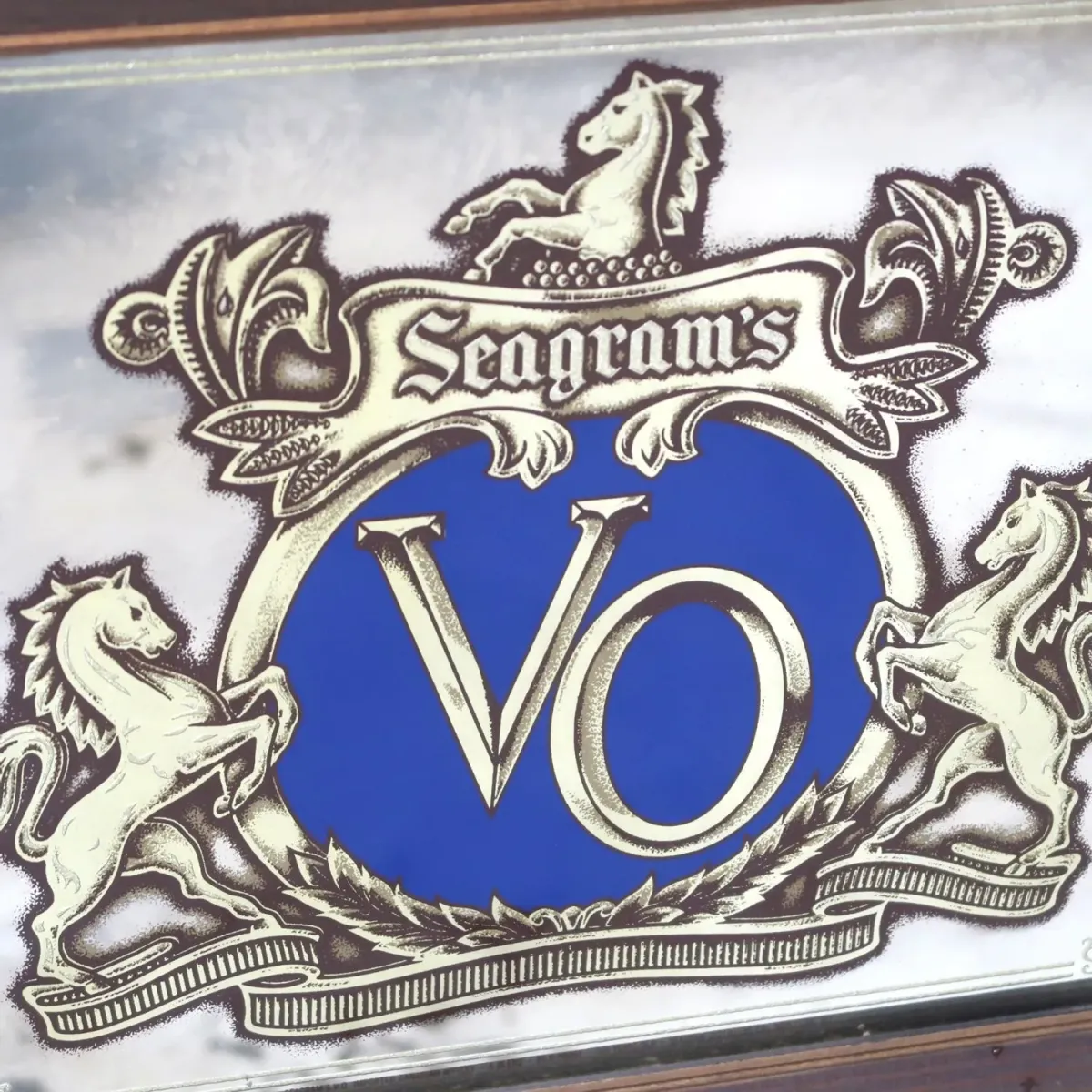 Seagram's VO ビンテージ パブミラー