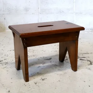 ビンテージ ミルキングスツール ウッドスツール