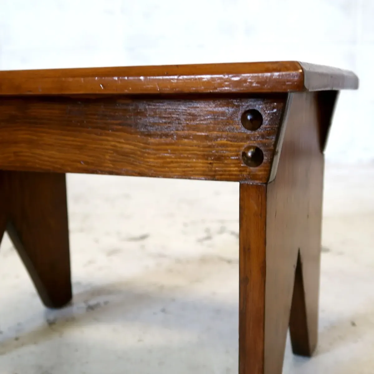 ビンテージ ミルキングスツール ウッドスツール