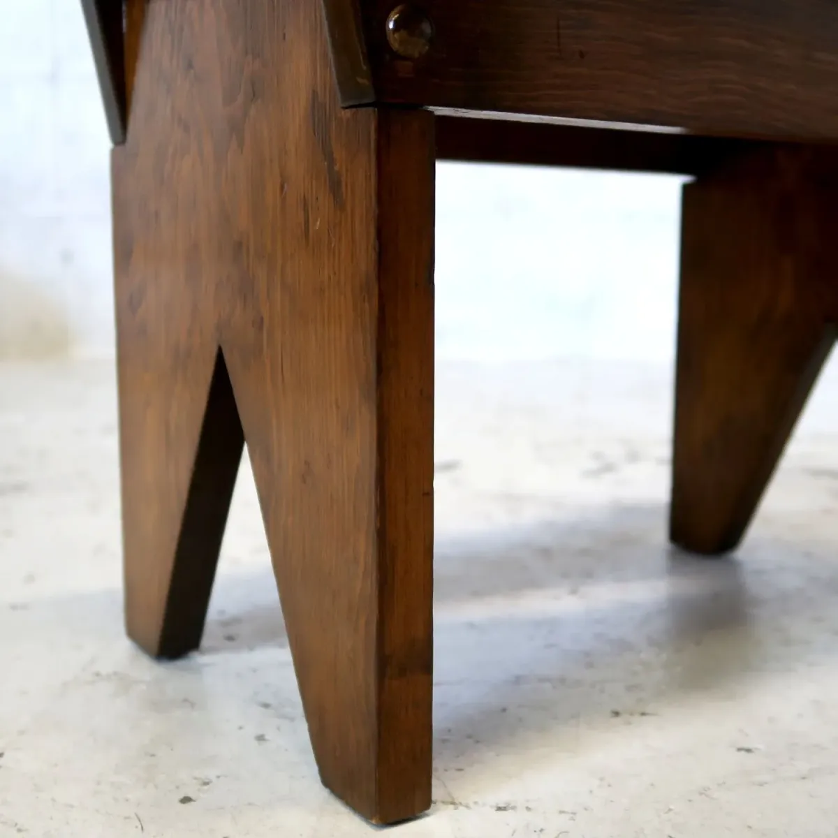 ビンテージ ミルキングスツール ウッドスツール