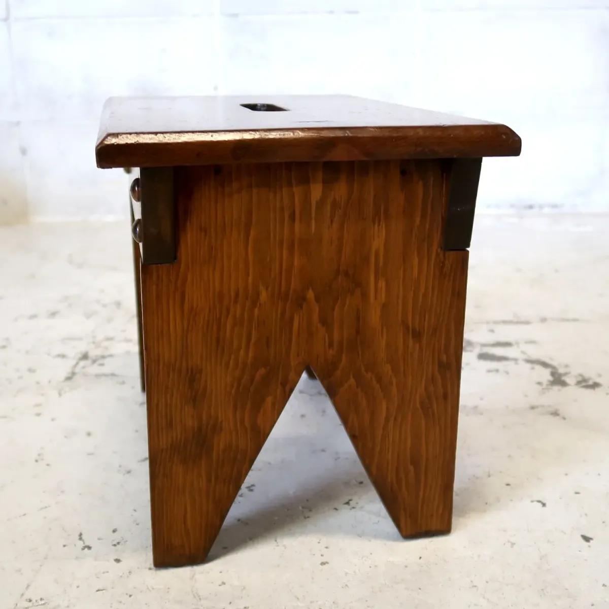 ビンテージ ミルキングスツール ウッドスツール