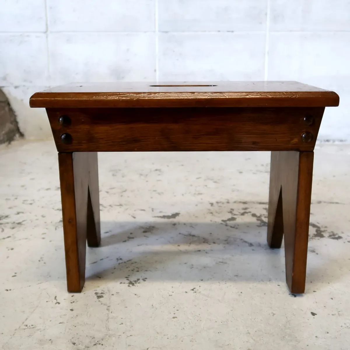 ビンテージ ミルキングスツール ウッドスツール