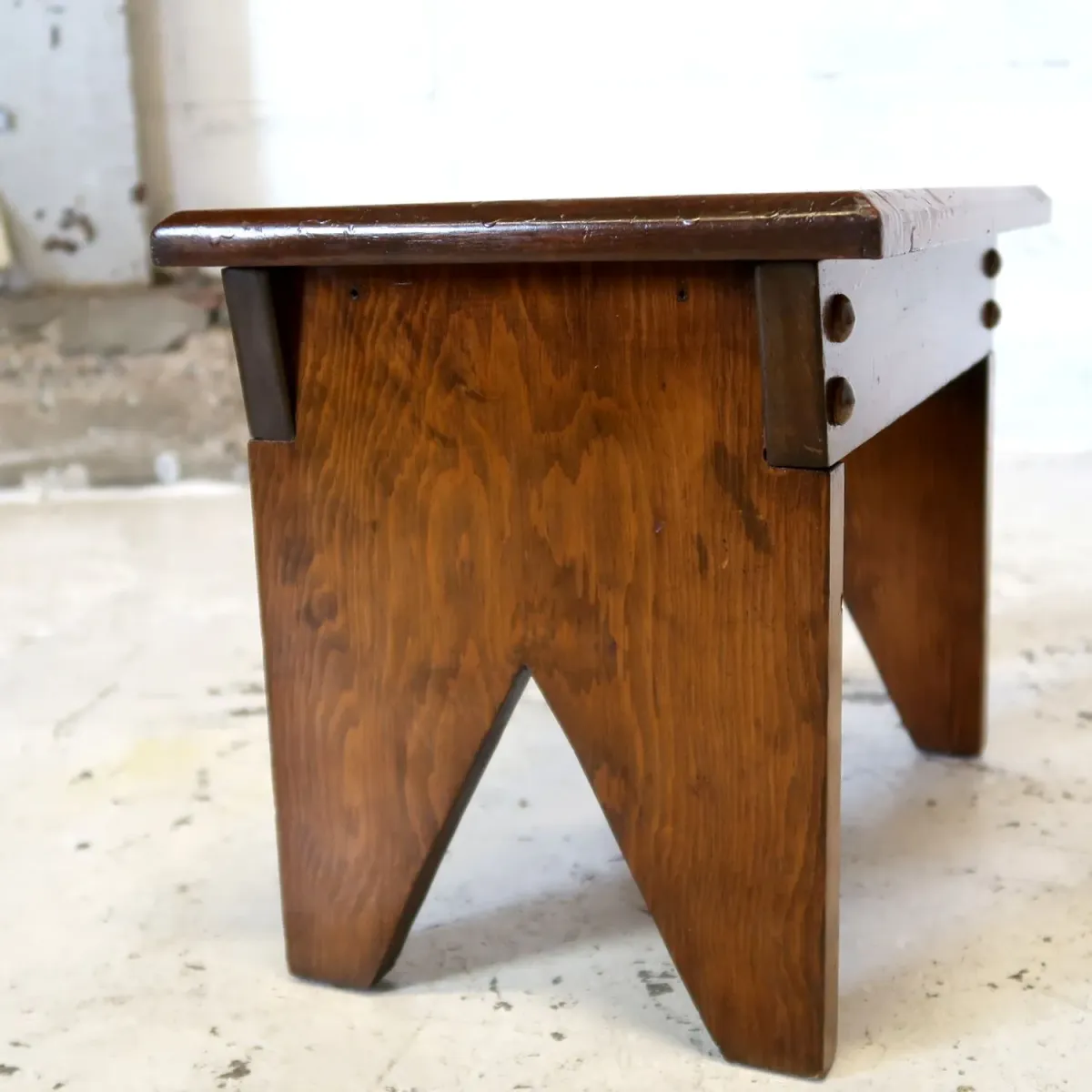 ビンテージ ミルキングスツール ウッドスツール