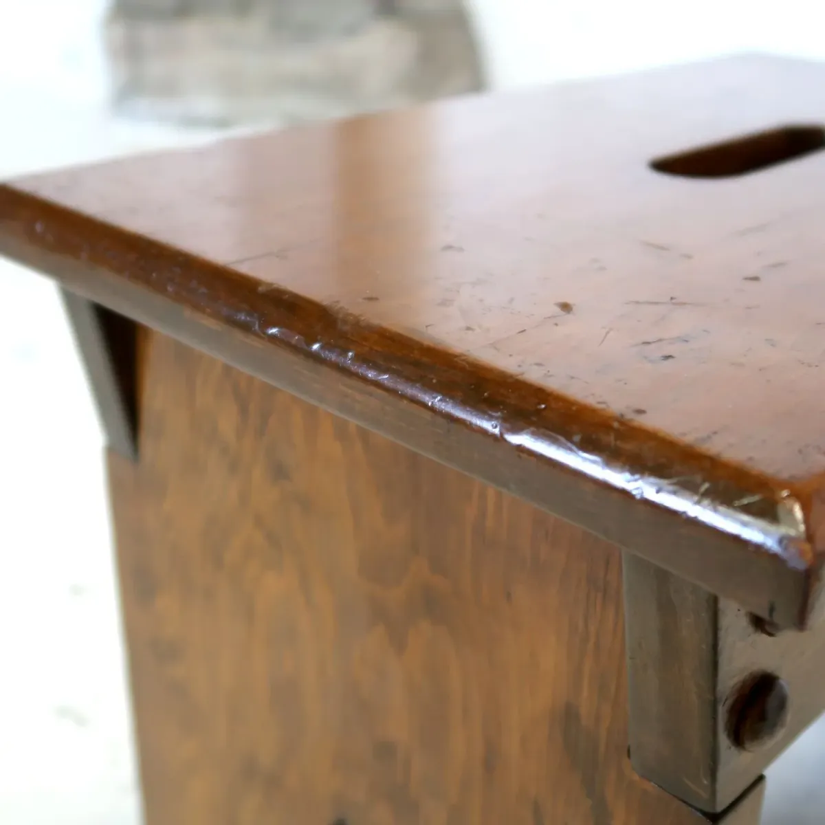 ビンテージ ミルキングスツール ウッドスツール